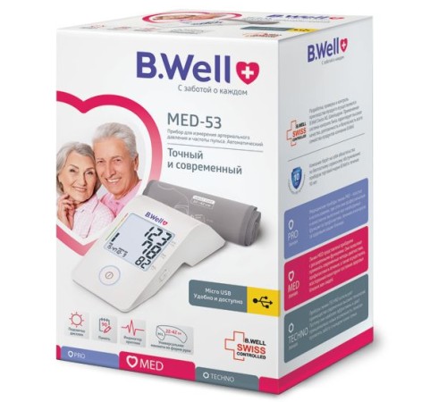 Тонометр автоматический B.Well MED-53 Тонометр автоматический B.Well MED-53