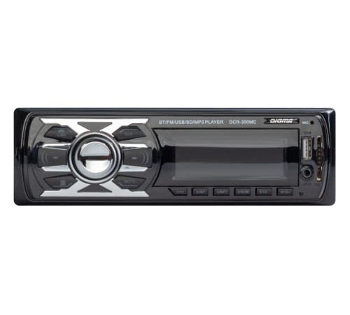 Автомагнитола Digma DCR-300MC 1DIN 4x45Вт USB 2.0 AUX Автомагнитола Digma DCR-300MC 1DIN 4x45Вт USB 2.0 AUX