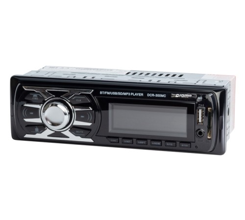 Автомагнитола Digma DCR-300MC 1DIN 4x45Вт USB 2.0 AUX Автомагнитола Digma DCR-300MC 1DIN 4x45Вт USB 2.0 AUX