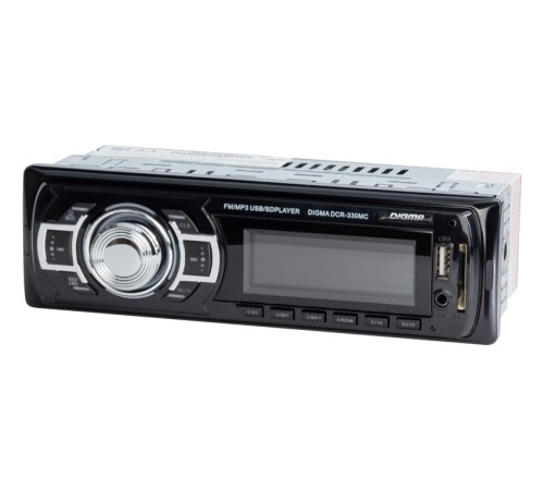 Автомагнитола Digma DCR-330MC 1DIN 4x50Вт USB 2.0 AUX