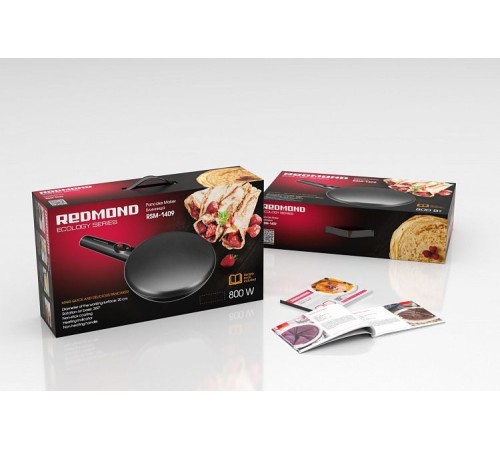 Блинница Redmond RSM-1409 800Вт черный Блинница Redmond RSM-1409 800Вт черный