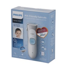 Машинка для стрижки Philips HC1091/15 белый/серый (насадок в компл:4шт)