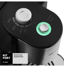 Термопот Kitfort КТ-2502 2.2л. 2600Вт черный/серебристый
