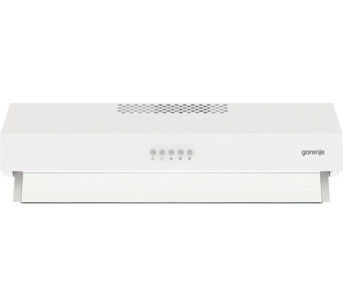 Вытяжка козырьковая Gorenje WHU529EW/M белый управление: кнопочное (1 мотор)