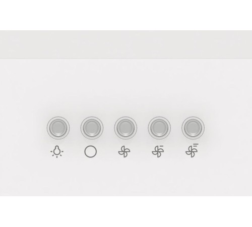 Вытяжка козырьковая Gorenje WHU529EW/M белый управление: кнопочное (1 мотор)