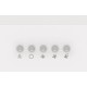 Вытяжка козырьковая Gorenje WHU529EW/M белый управление: кнопочное (1 мотор)
