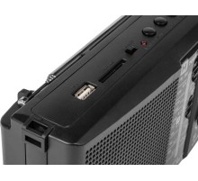 Радиоприемник настольный Harper HDRS-288 черный USB SD