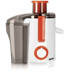 Соковыжималка центробежная BBK JC060-H11 550Вт белый/оранжевый