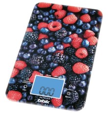 Весы кухонные электронные BBK KS107G макс.вес:5кг рисунок/ягоды