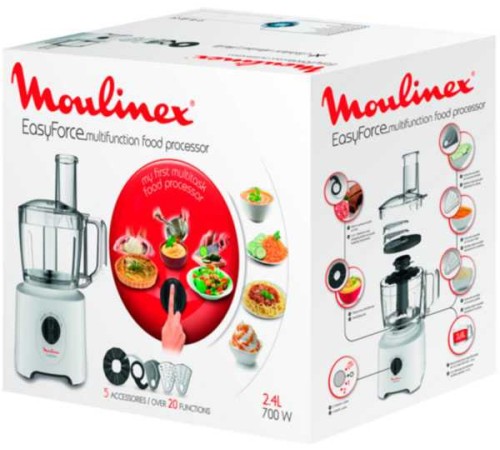 Кухонный комбайн Moulinex Easy Force FP244110 700Вт белый