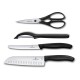 Набор ножей кухон. Victorinox Swiss Classic Kitchen Set, 4 pieces 6.7133.4G (6.7133.4G) компл.:4предм. черный подар.коробка
