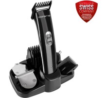 Машинка для стрижки Polaris PHC 3015RC черный (насадок в компл:9шт)