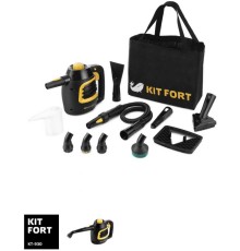 Пароочиститель ручной Kitfort КТ-930 900Вт черный/фиолетовый