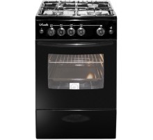 Плита Газовая Лысьва ГП 400 МС-2у черный (стеклянная крышка) реш.чугун