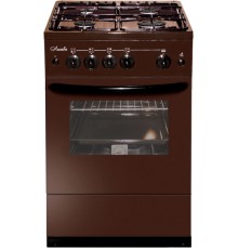 Плита Газовая Лысьва ГП 400 М2С-2у коричневый (стеклянная крышка) реш.сталь