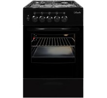 Плита Газовая Лысьва ГП 400 М2С-2у черный (стеклянная крышка) реш.сталь
