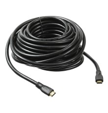Кабель аудио-видео Buro HDMI 2.0 HDMI (m)/HDMI (m) 15м. позолоч.конт. черный (BHP HDMI 2.0-15)