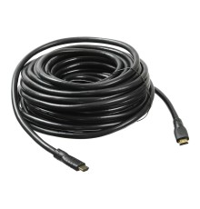 Кабель аудио-видео Buro HDMI 2.0 HDMI (m)/HDMI (m) 20м. позолоч.конт. черный (BHP HDMI 2.0-20)