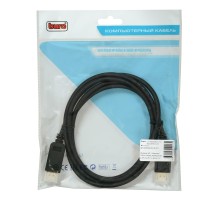 Кабель аудио-видео Buro V.1.2 DisplayPort (m)/DisplayPort (m) 2м. позолоч.конт. черный (BHP DPP_1.2-2)