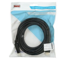 Кабель аудио-видео Buro v 1.2 DisplayPort (m)/DisplayPort (m) 5м. позолоч.конт. черный (BHP DPP_1.2-5)