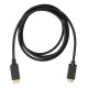 Кабель аудио-видео Buro v. 1.2 DisplayPort (m)/HDMI (m) 2м. позолоч.конт. черный (BHP DPP_HDMI-2)