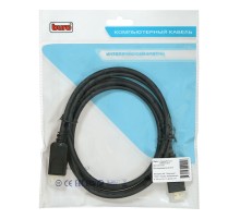 Кабель аудио-видео Buro v. 1.2 DisplayPort (m)/HDMI (m) 2м. позолоч.конт. черный (BHP DPP_HDMI-2)