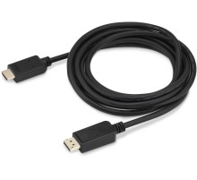 Кабель аудио-видео Buro v. 1.2 DisplayPort (m)/HDMI (m) 3м. позолоч.конт. черный (BHP DPP_HDMI-3)