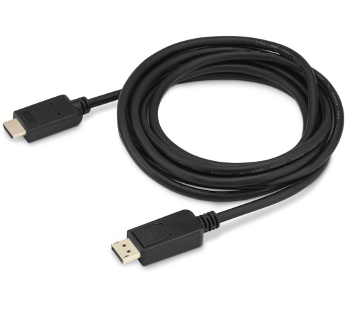 Кабель аудио-видео Buro v. 1.2 DisplayPort (m)/HDMI (m) 3м. позолоч.конт. черный (BHP DPP_HDMI-3) Кабель аудио-видео Buro v. 1.2 DisplayPort (m)/HDMI (m) 3м. позолоч.конт. черный (BHP DPP_HDMI-3)