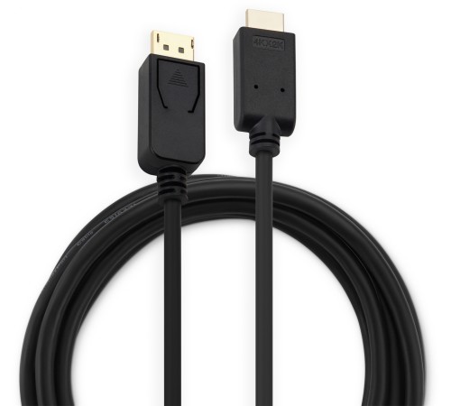 Кабель аудио-видео Buro v. 1.2 DisplayPort (m)/HDMI (m) 3м. позолоч.конт. черный (BHP DPP_HDMI-3) Кабель аудио-видео Buro v. 1.2 DisplayPort (m)/HDMI (m) 3м. позолоч.конт. черный (BHP DPP_HDMI-3)