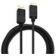 Кабель аудио-видео Buro v. 1.2 DisplayPort (m)/HDMI (m) 3м. позолоч.конт. черный (BHP DPP_HDMI-3)