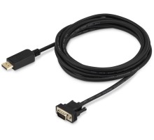 Кабель аудио-видео Buro 1.1v DisplayPort (m)/VGA (m) 3м. позолоч.конт. черный (BHP DPP_VGA-3)
