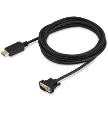 Кабель аудио-видео Buro 1.1v DisplayPort (m)/VGA (m) 3м. позолоч.конт. черный (BHP DPP_VGA-3)