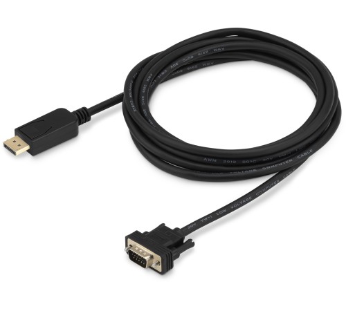 Кабель аудио-видео Buro 1.1v DisplayPort (m)/VGA (m) 3м. позолоч.конт. черный (BHP DPP_VGA-3) Кабель аудио-видео Buro 1.1v DisplayPort (m)/VGA (m) 3м. позолоч.конт. черный (BHP DPP_VGA-3)