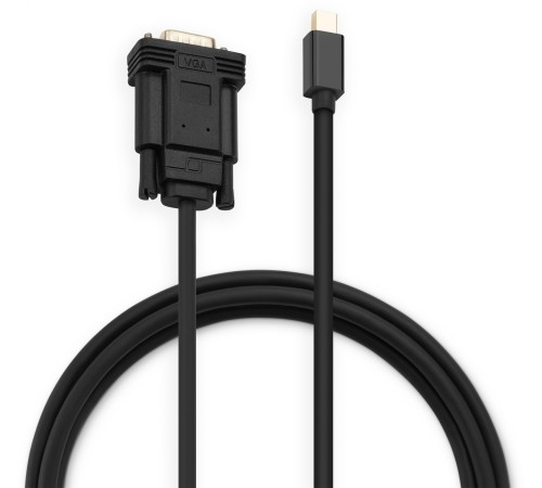 Кабель аудио-видео Buro 1.1v miniDisplayport (m)/VGA (m) 2м. позолоч.конт. черный (BHP MDPP-VGA-2) Кабель аудио-видео Buro 1.1v miniDisplayport (m)/VGA (m) 2м. позолоч.конт. черный (BHP MDPP-VGA-2)