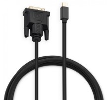 Кабель аудио-видео Buro 1.1v miniDisplayport (m)/DVI-D (Dual Link) (m) 2м. позолоч.конт. черный (BHP MDPP-DVI-2)