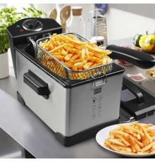 Фритюрница GFGril GFF-M2500 1400Вт серебристый/черный
