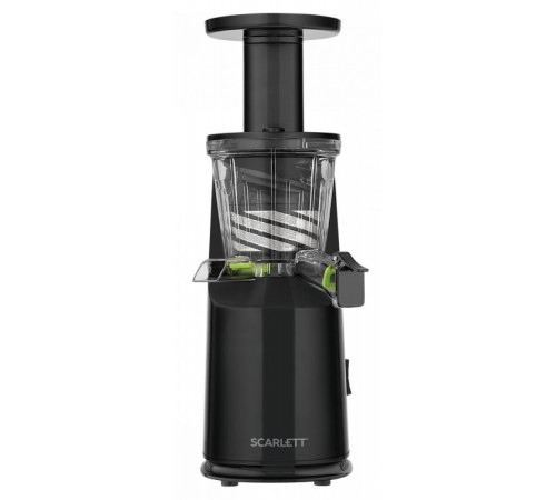 Соковыжималка шнековая Scarlett SC-JE50S46 150Вт рез.сок.:700мл. черный Соковыжималка шнековая Scarlett SC-JE50S46 150Вт рез.сок.:700мл. черный