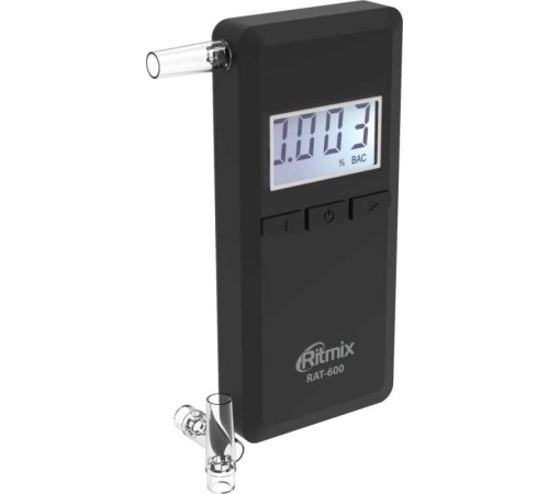Алкотестер Ritmix RAT-600 электрохимический черный Алкотестер Ritmix RAT-600 электрохимический черный