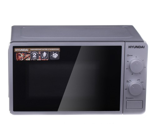 Микроволновая Печь Hyundai HYM-M2001 20л. 700Вт серебристый/черный
