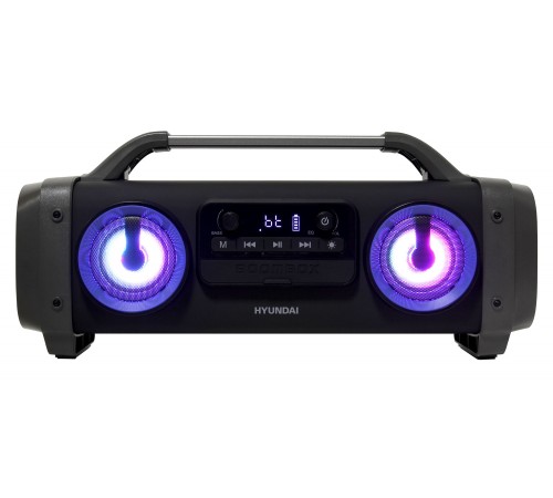 Аудиомагнитола Hyundai H-PCD400 черный 28Вт MP3 FM(dig) USB BT microSD Аудиомагнитола Hyundai H-PCD400 черный 28Вт MP3 FM(dig) USB BT microSD