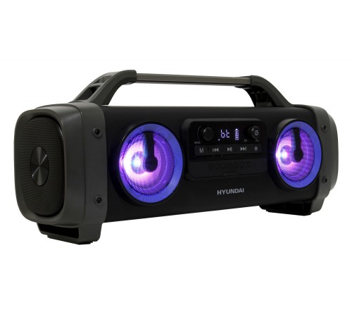 Аудиомагнитола Hyundai H-PCD400 черный 28Вт MP3 FM(dig) USB BT microSD Аудиомагнитола Hyundai H-PCD400 черный 28Вт MP3 FM(dig) USB BT microSD