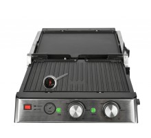 Электрогриль GFGril GF-165 2000Вт черный/серебристый