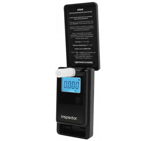 Алкотестер Inspector AT850 электрохимический черный Алкотестер Inspector AT850 электрохимический черный