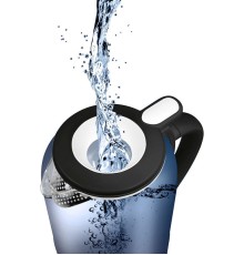 Чайник электрический Polaris PWK 1759CGL 1.5л. 2150Вт белый/черный корпус: стекло