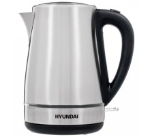 Чайник электрический Hyundai HYK-S3020 1.7л. 2200Вт серебристый матовый/черный корпус: металл/пластик