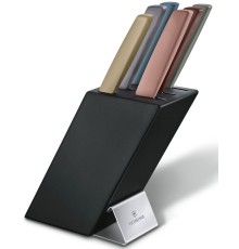 Набор ножей кухон. Victorinox Swiss Modern Cultery Block 6.7186.66 (6.7186.66) компл.:6предм. с подставкой ассорти карт.коробка