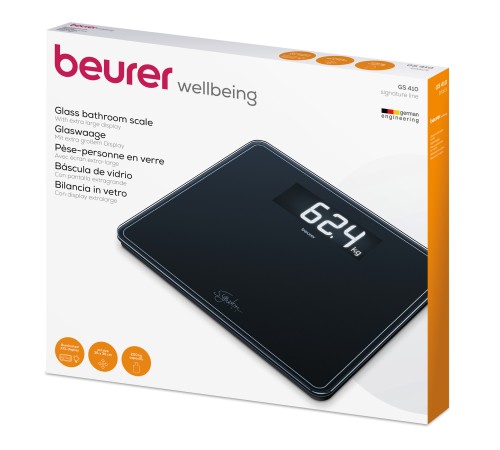 Весы напольные электронные Beurer GS410 Signature Line макс.200кг черный Весы напольные электронные Beurer GS410 Signature Line макс.200кг черный