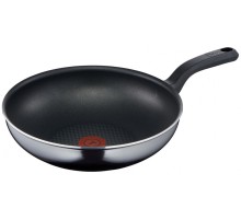 Сковорода ВОК (WOK) Tefal Resist D5161953 круглая 28см ручка несъемная (без крышки) черный (2100113629)