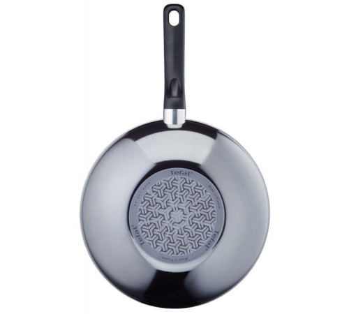 Сковорода ВОК (WOK) Tefal Resist D5161953 круглая 28см ручка несъемная (без крышки) черный (2100113629)