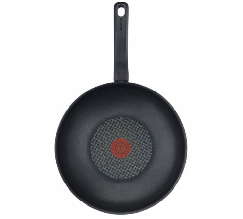Сковорода ВОК (WOK) Tefal Resist D5161953 круглая 28см ручка несъемная (без крышки) черный (2100113629)